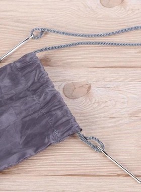 2Pcs Stainless Steel Cited Clips Elastic Belt Wearing Rope W