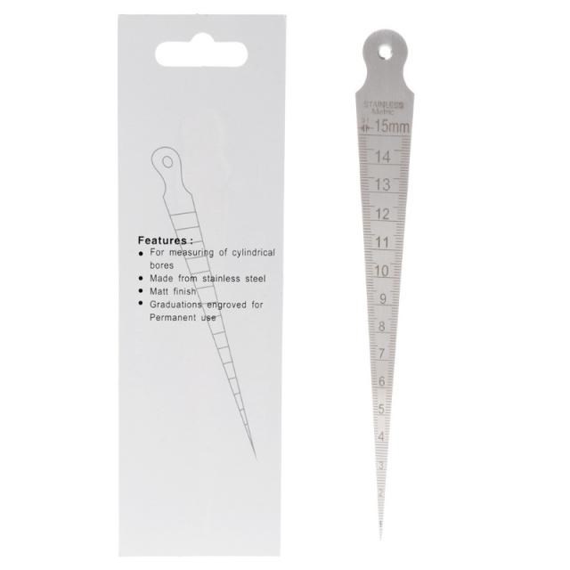 1-15mm Stainless Steel Taper Gauge Feeler Gap Hole Metric In