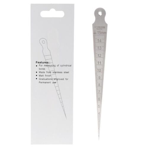 1-15mm Stainless Steel Taper Gauge Feeler Gap Hole Metric In