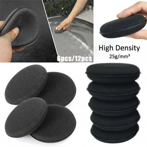 6pcs/12pcs High Density Car Waxing Polish Foam Sponge Detail
