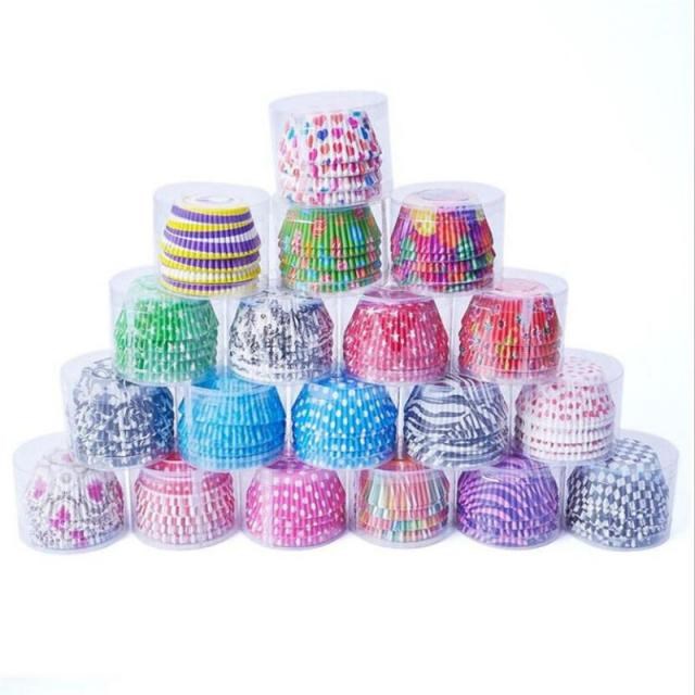 100PCS/Set Muffin Cupcake Paper Cups Cake Forms Cupcake Line