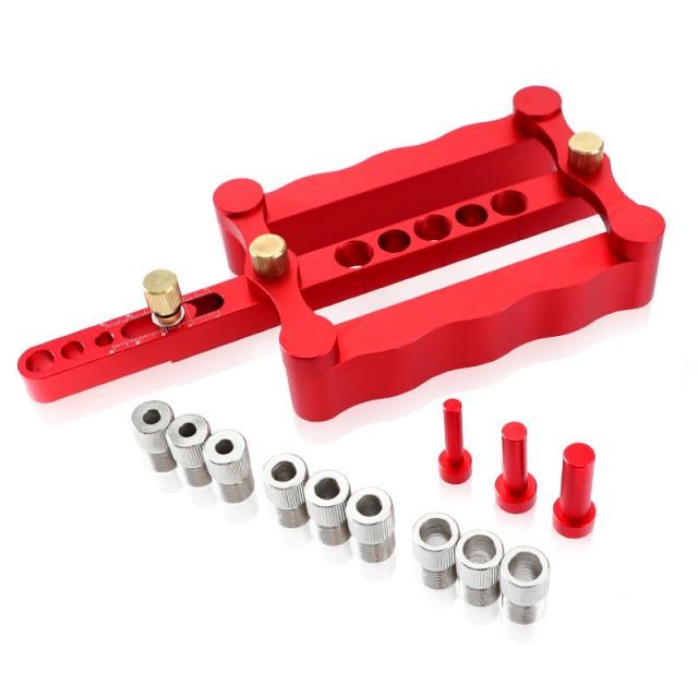 Durable 6/8/10mm Self Centering Dowelling Jig Metric Dowel A - 实物图