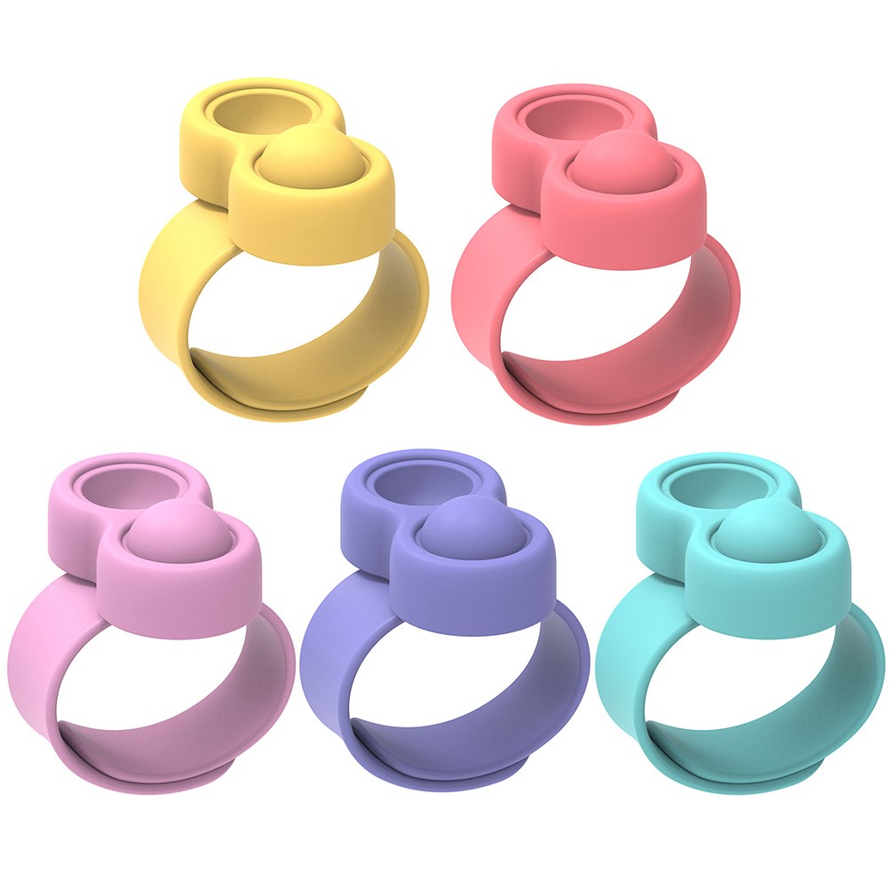 Push Bubble Toys Slap Bracelet Silicone Anti-Stress Patted W