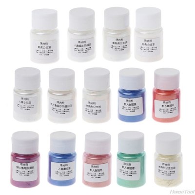 Resin Dye Powder Mica Pearl Pigments Colorants Crystal Mud R