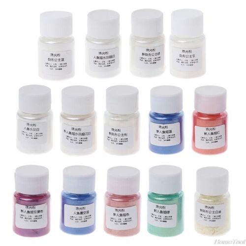 Resin Dye Powder Mica Pearl Pigments Colorants Crystal Mud R