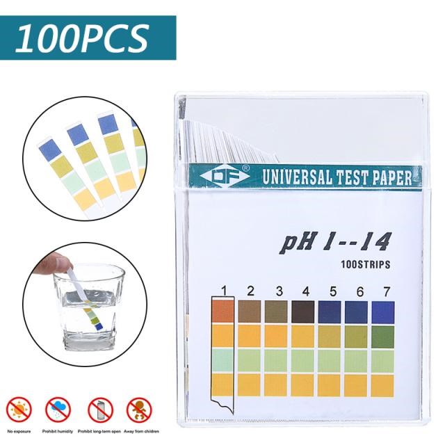 100Pcs Chlorine Dip Test Strips Swimming Pool Hot Tub SPA Wa