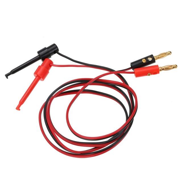 1 Pair Multimeter Tools 4mm Gold Plated Banana Plug to Test