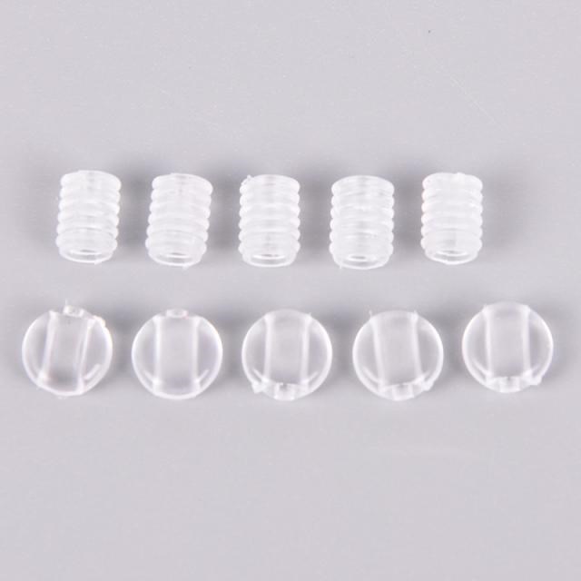 25-100PCS Adjustment Silicone Plug Ear Rope Anti-slip Buckle