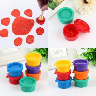 30ml 6 Vibrant Colors Washable Gouache Paint 适用于 Kids Sch
