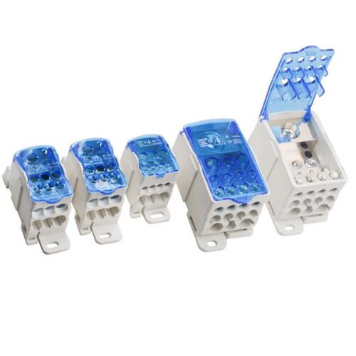 UKK80A 125A 160A 250A Terminal Block 1 in many Out Din Rail