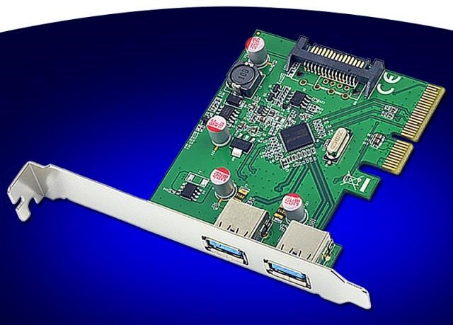 2 Port USB3.1 10Gb Type-A PCI-Express Expansion Card Chipset