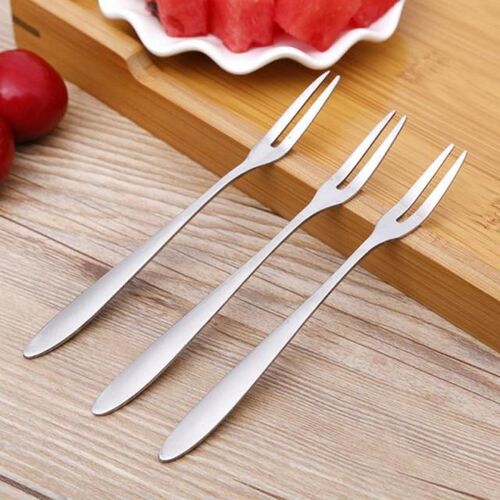 Luxury Fruit Fork Stainless Steel Cake Dessert Fork Mini For