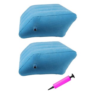 Knee Bed Wedge Sleeping Pillow Footrest Pillow Inflatable Po