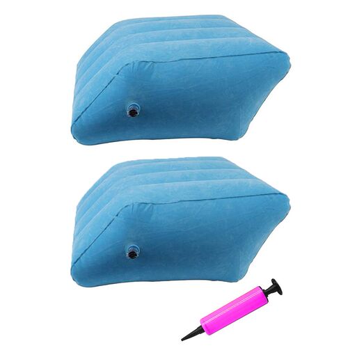 Knee Bed Wedge Sleeping Pillow Footrest Pillow Inflatable Po