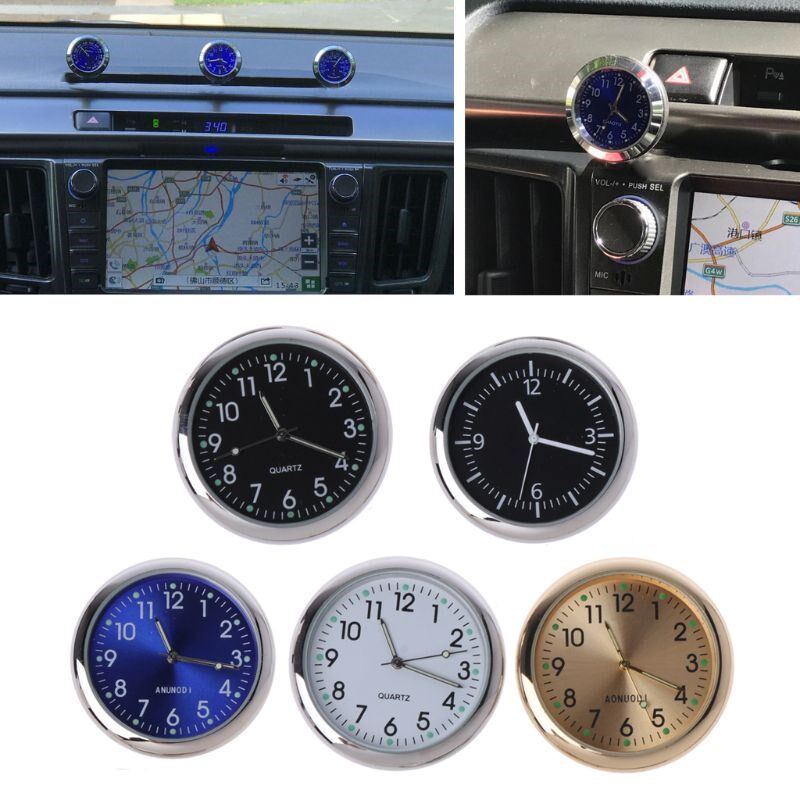 Universal Car Clock Stick-On Electronic Watch Dashboard Noct