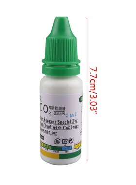 15ml Aquarium CO2 Indicator Solution Monitor Fluid Glass Car