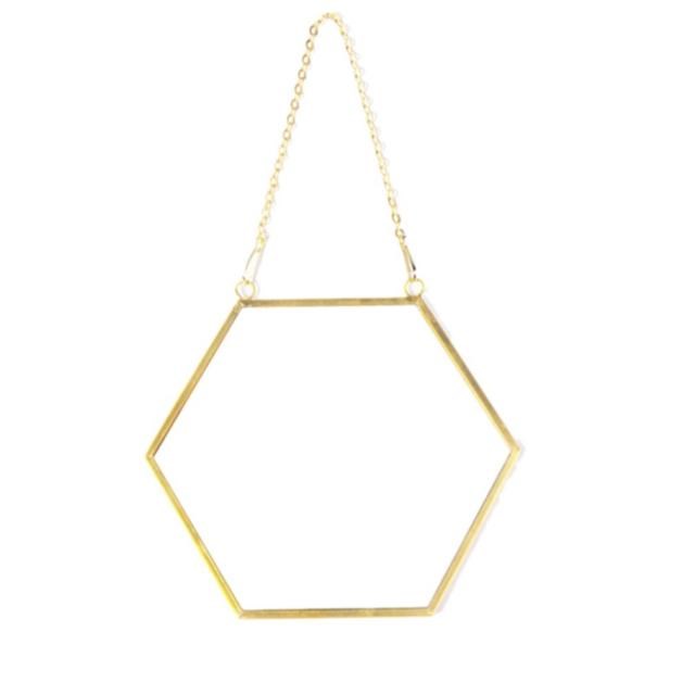 Nordic Minimalist Home Decoration Geometric Shape Gold Brass