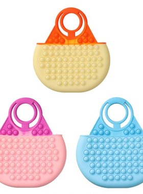 Push Bubble Sensory Toys Large Handbag Portable Reliver Stre