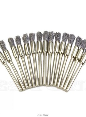 15PCS Mini Stainless Steel Wire Brushes Cup Wheel Dremel Acc
