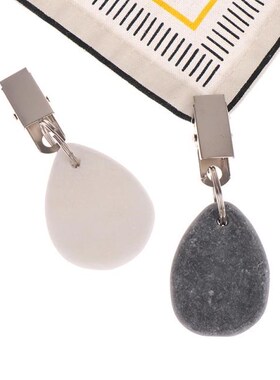 1pcs Stainless Steel Metal Holder Clip Buckles Marble Teardr