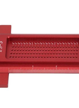 T Type Ruler Hole Scriber Line Scribing Woodworking Carpente