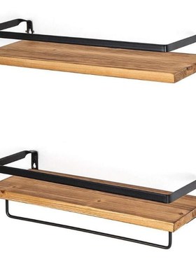 2Pcs Floating Shelves Wall Mounted Storage Shelves 适用于 Ki
