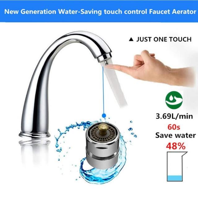 Touch Control Faucet Aerator Water Saving Aerator Water Savi