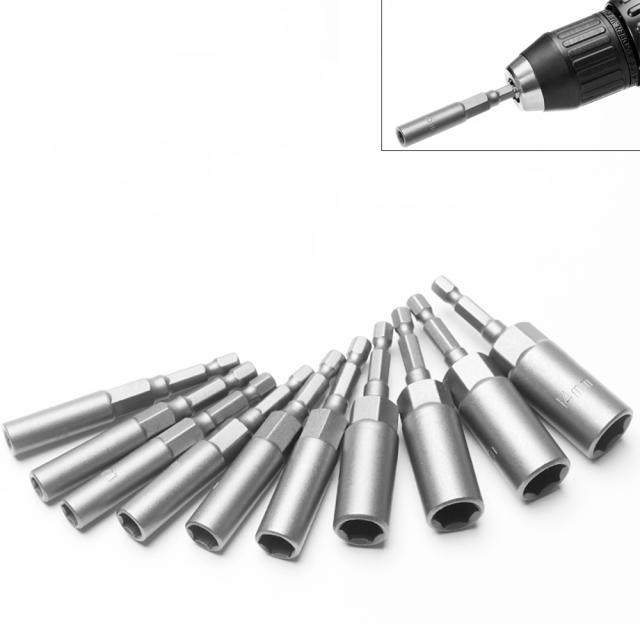 1PCS 80mm Length Deepen Power Nut Driver Drill Bit 5.5-19MM