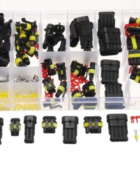 33 Sets 1/2/3/4Pins Way HID Electrical Wire Connector Plug S