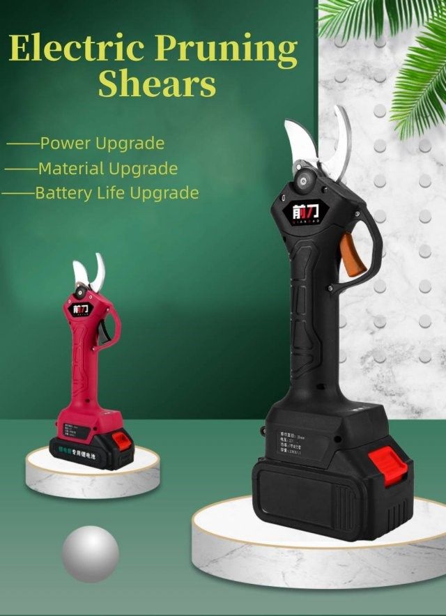 21v brushless cordless electric pruning shears rechargeable