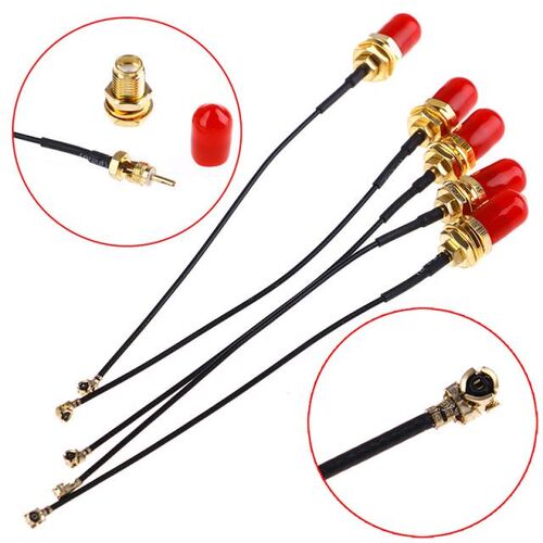 5pcs/lot 10cm SMA Extension Cable Straight Jack to uFL/u.FL/