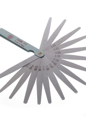 0.02 to 1mm 17 Blade Thickness Gap Metric Filler Feeler Gau