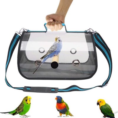 Portable Clear Bird Cage Parrot Lightweight Transparent Bird
