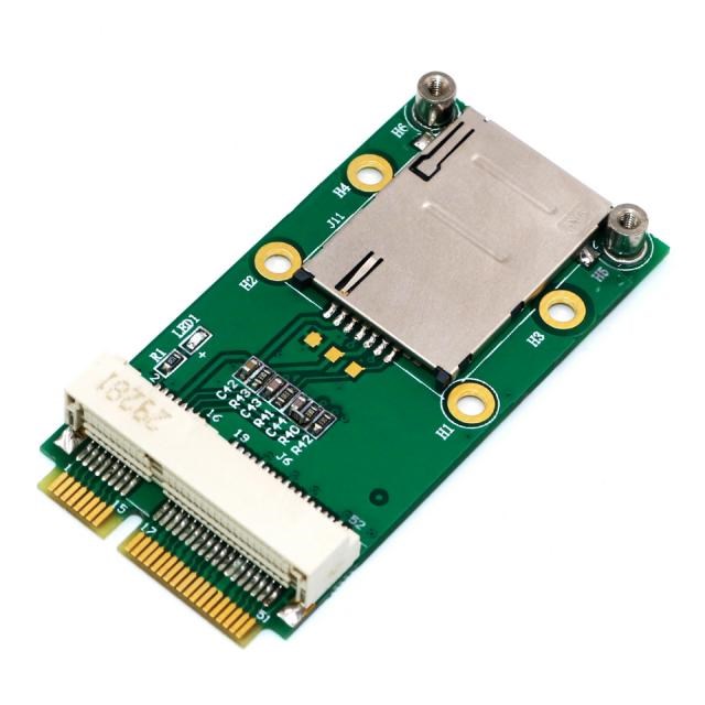 NEW Mini PCI Express Adapter For 3G 4G Module with USIM Slot