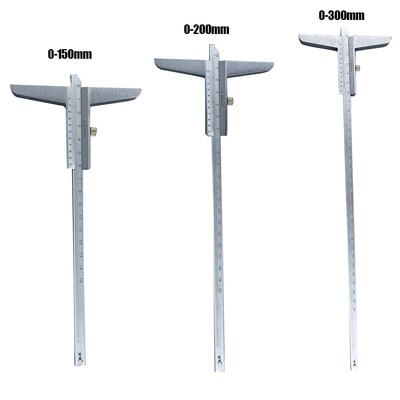 0-300mm Depth Vernier Caliper 0.02mm Accuracy Gauge Micromet