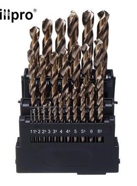 Drillpro M42 HSS Twist Drill Bit Set 3 Edge Head 8% High Cob