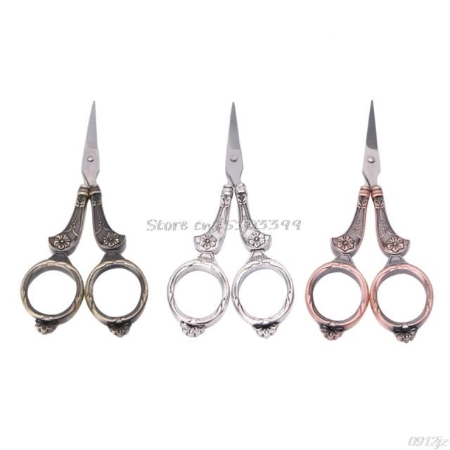 Antique Vintage Floral Scissor Cutter Cutting Shears Embroid