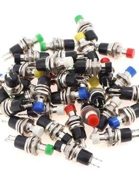 6pcs PBS-110 7MM Momentary Push Button Switch Press The Rese