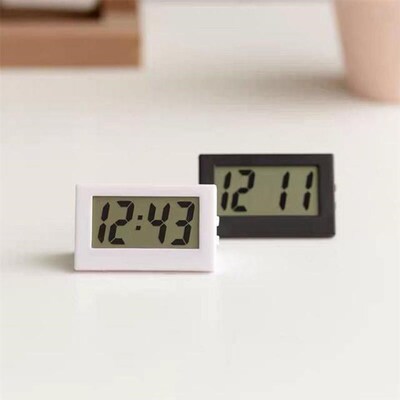 Mini LCD Digital Alarm Clock Snooze Alarm Mute Clock Desk Ta