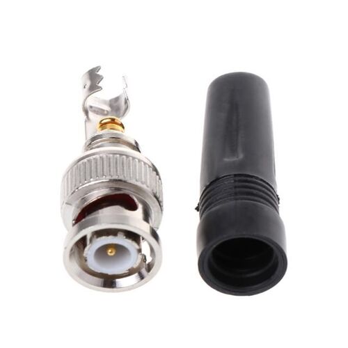 1 Pc BNC Connector Free Welding BNC Male Plug Quick Fit No S