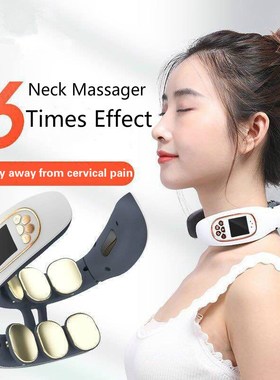 6 Head Neck Massager Intelligent Wireless Cervical Massager