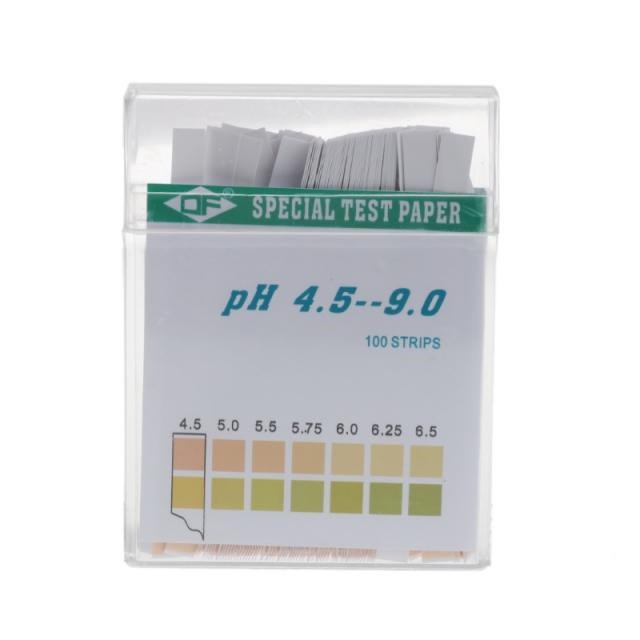 100 Strips/Box 4.5-9 PH Alkaline Acid Test Paper Water Saliv