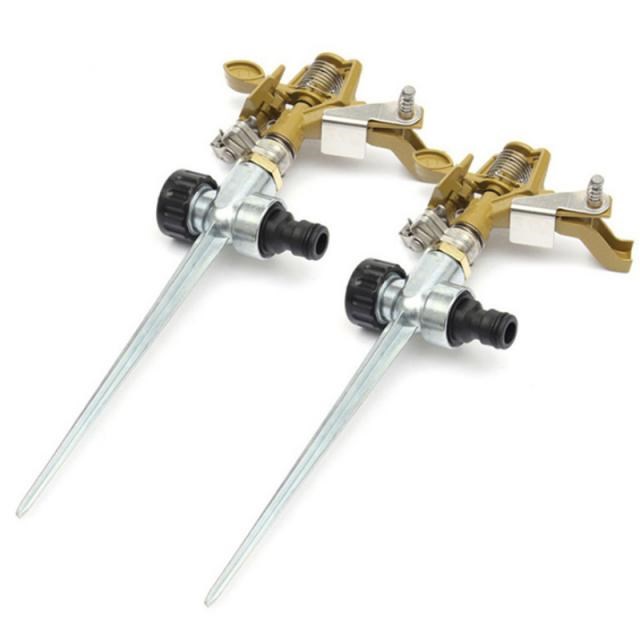 360 Degree Adjustable Garden Sprinklers Metal Pulsating Spri