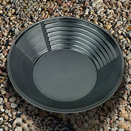 Metal  Plastic Gold Pan Basin Nugget Mining Pan Dredging Pro