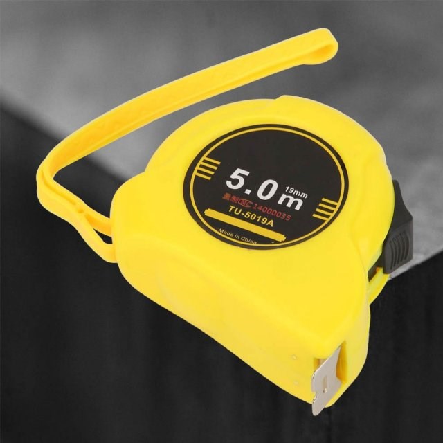 TU-5019A 5m Stainless Steel Measuring Tapes Rulers for Const