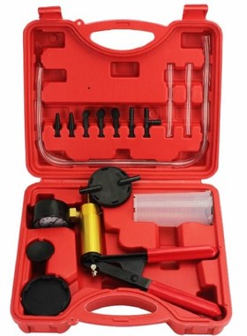 Car Auto Hand Held Vacuum Pistol Pump Brake Bleeder Adaptor