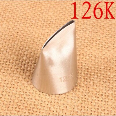 #126K Rose Petal Cream Piping Nozzle Icing Cream Nozzle Fond