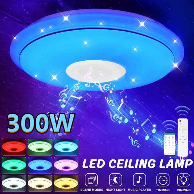 300W WiFi Modern RGB LED Ceiling Lights 40CM 50CM APP blueto