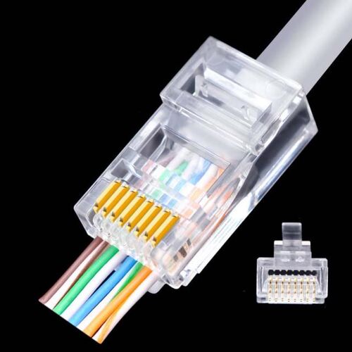 100PCS Cat5E RJ45 8P8C Modular Socket for CAT5 LAN Network H