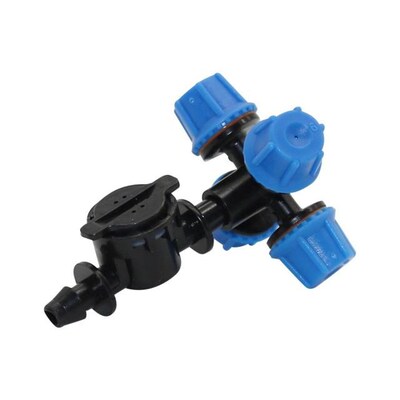 5pcs 360 Degree Cross Misting Atomization Sprinklers Anti-dr